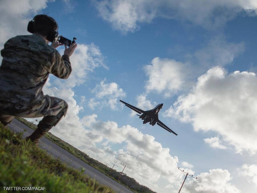 بعد "مضايقات".. واشنطن ترسل قاذفتين فوق بحر الصين الجنوبي