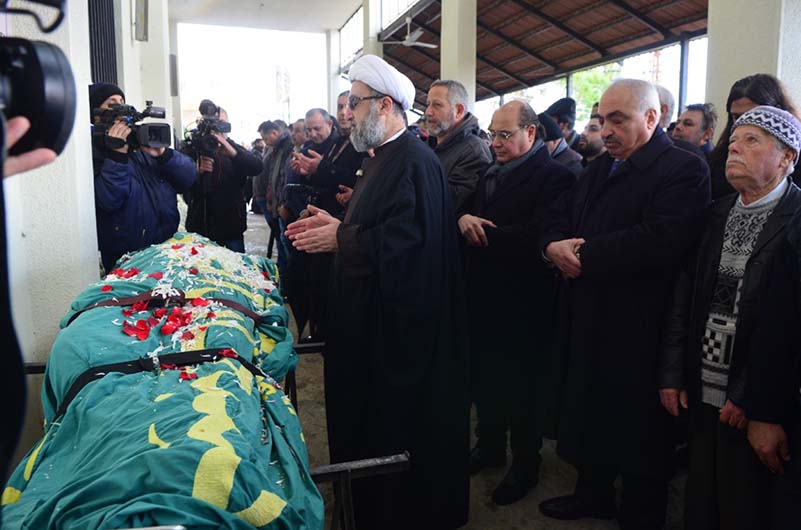  الإعلام اللبناني والعربي يشيع الزميلة قاسم في جون