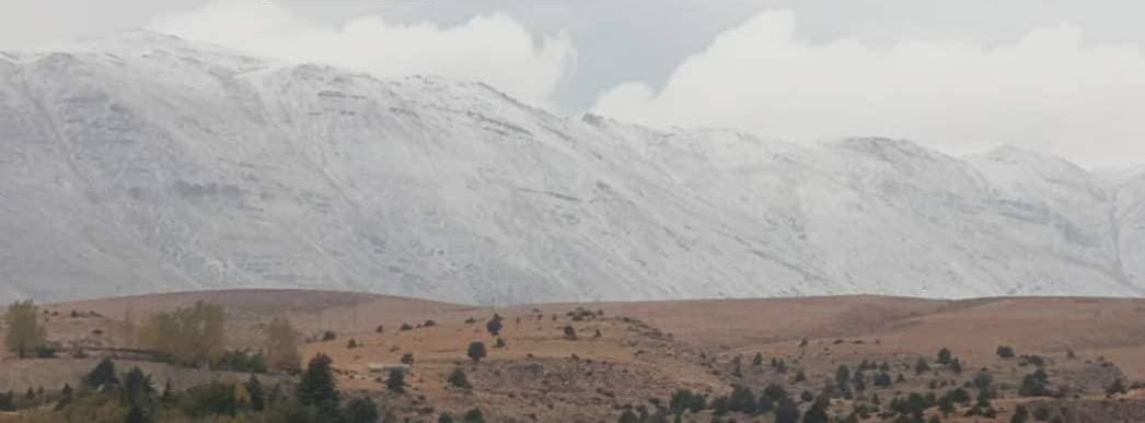 ثلوج غطت مرتفعات الضنية والقرنة السوداء وتدن في درجات الحرارة