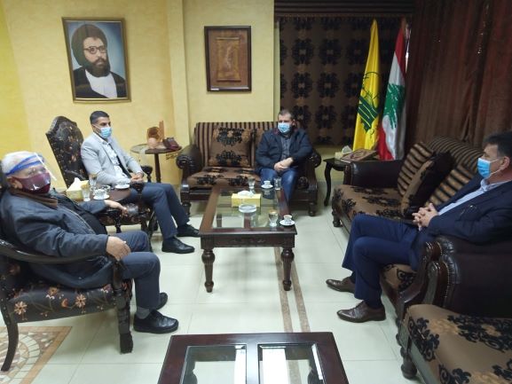 وفد من النجدة الشعبية عرض مع مسؤول منطقة صيدا في حزب الله تعزيز مواجهة الفيروس جنوبا