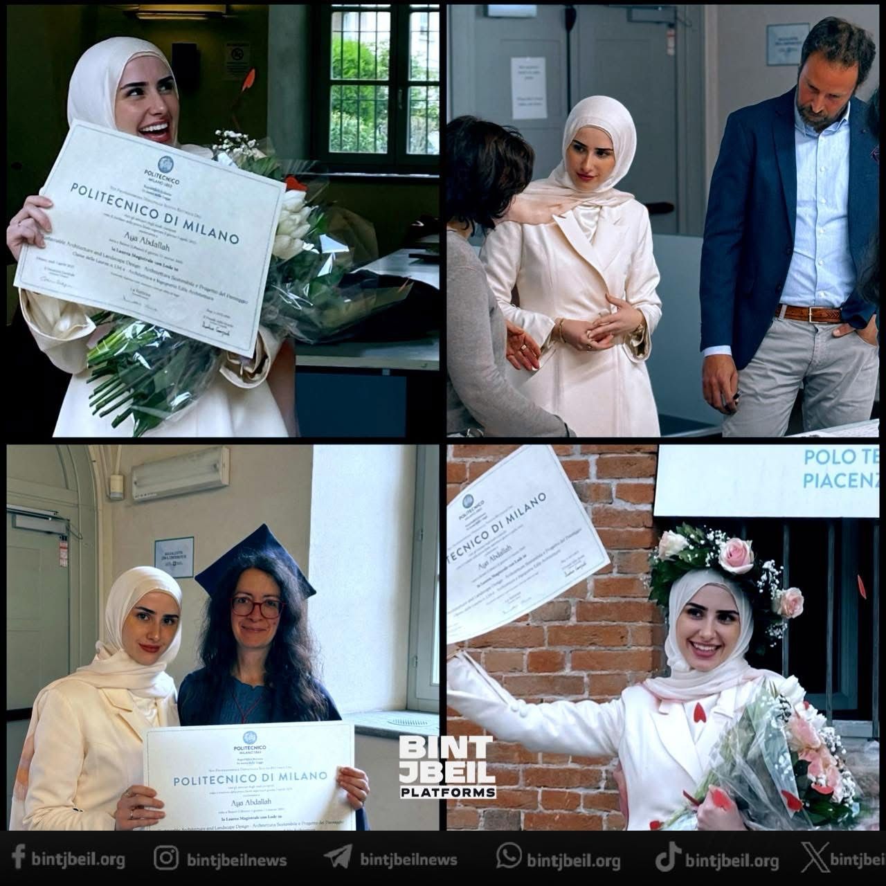 من مقاعد الجامعة اللبنانية إلى قاعات اعرق جامعات ايطاليا… 