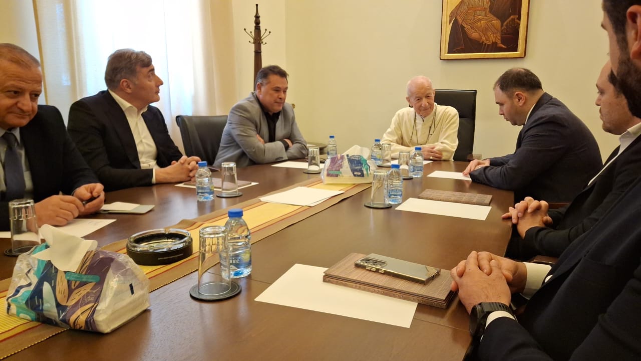 وفد من دولة جورجيا في بكركي لبحث التعاون التربوي والديني مع البطريركية المارونية...