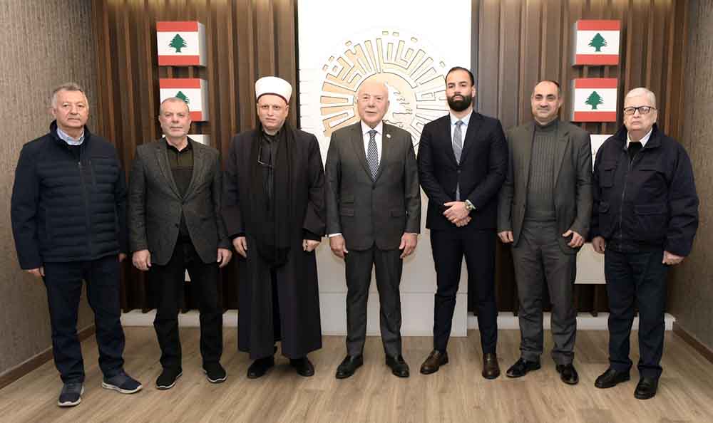 وفد من المجلس الإسلامي العلوي في زيارة تواصلية إلى غرفة طرابلس الكبرى