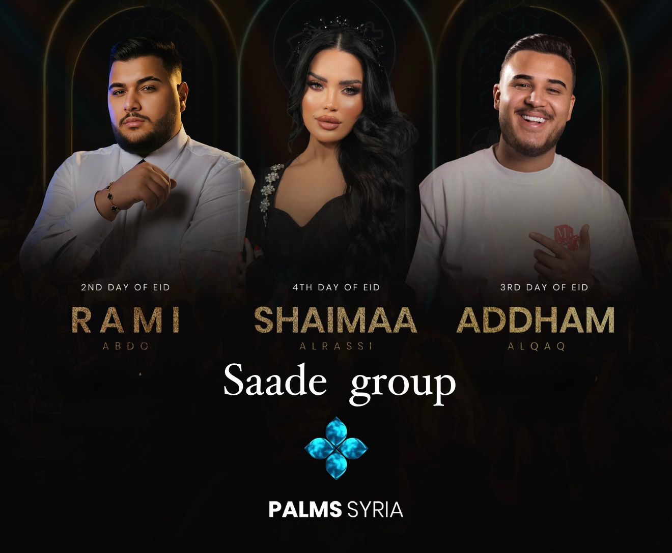 تحت إشراف سعادة سعود… Palms Syria تتحول إلى عاصمة الفن والطرب في العيد