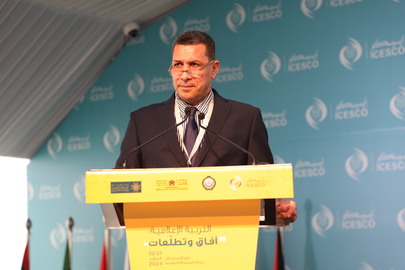 المستشار العلي باحثاً في المغرب متطلبات وتحديات توظيف الذكاء الاصطناعي في الإعلام وكليّات الصحافة اللبنانية.