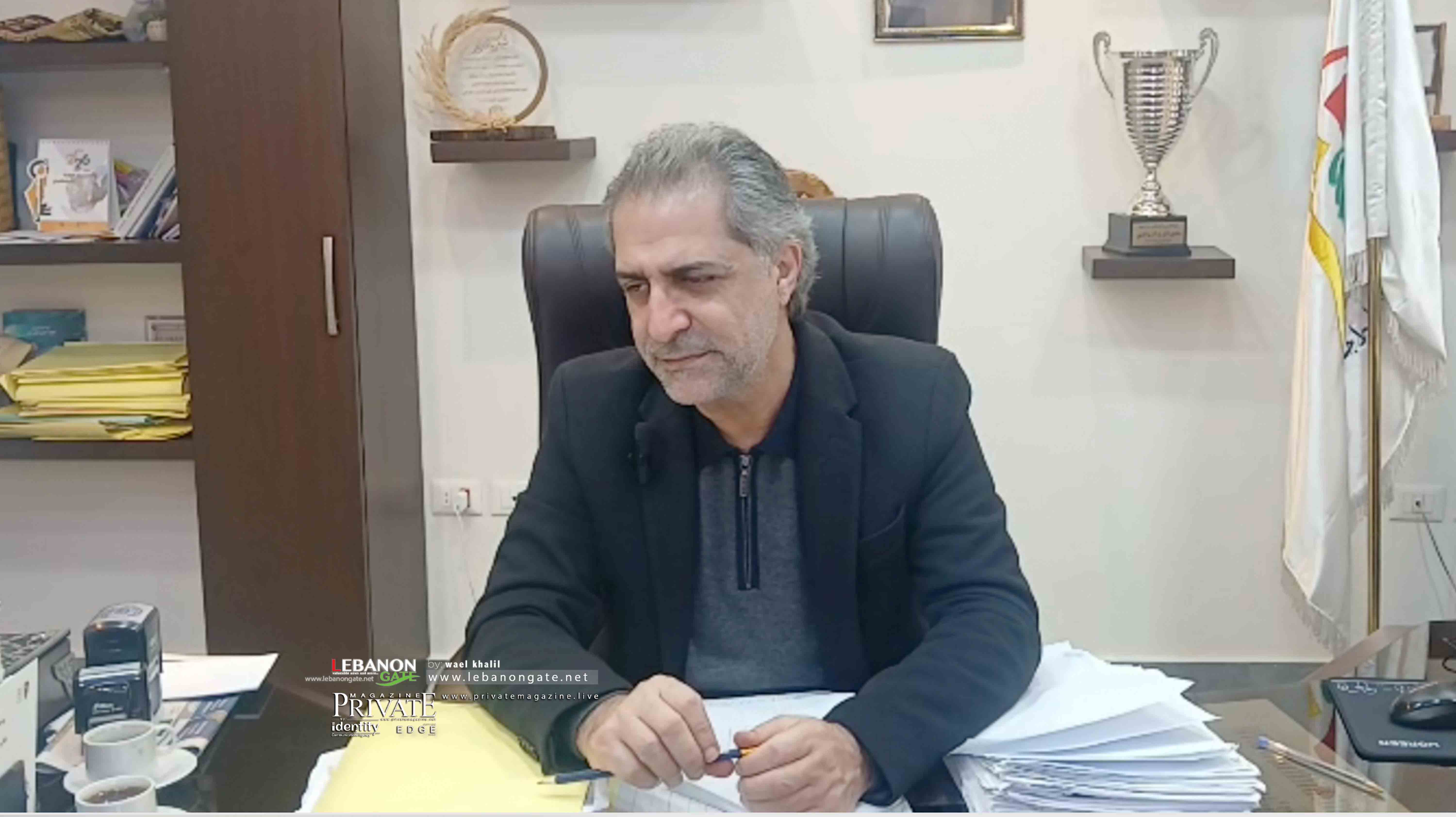 رئيس بلدية برج البراجنة مصطفى حرب في حديث خاص لبرايفت ماغازين .... بلدية برج البراجنة بين آثار الحرب وتحديات التنمية...