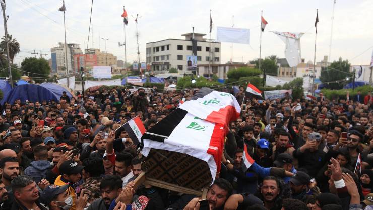 مفوضية حقوق الانسان: 543 قتيلاً منذ بدء الحراك في العراق