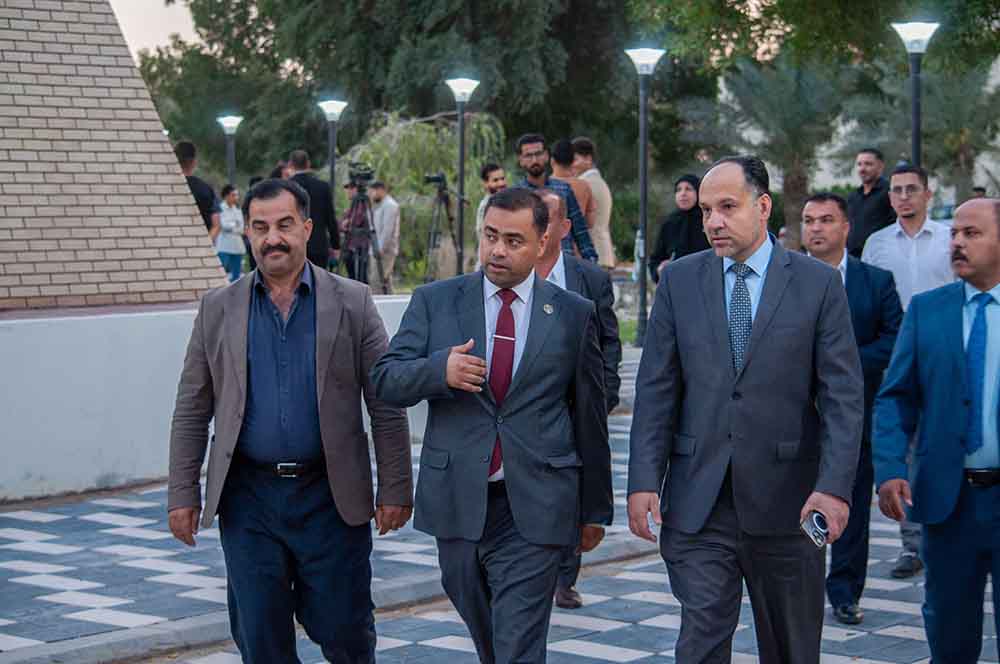 العراق : بحضور شخصيات أكاديمية وسياسية المعهد التقني النجف يشهد افتتاح النادي الطلابي