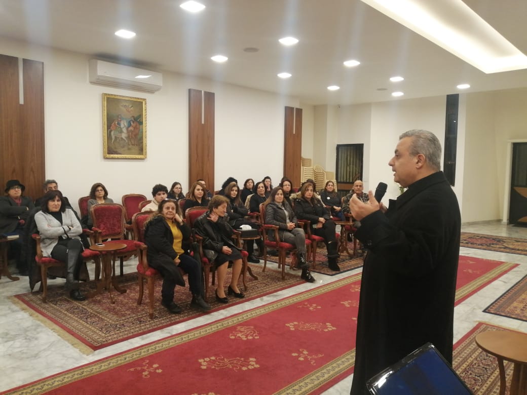 لقاء روحي بعنوان " من الشقاء الى الشفاء - رعية مار سركيس وباخوس-الجديدة