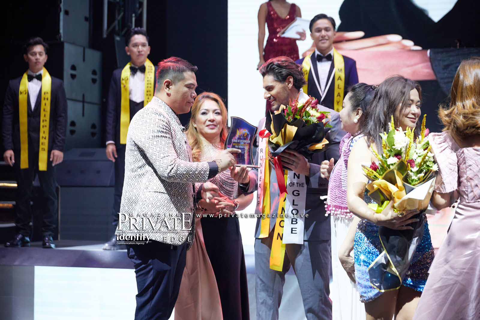 اللبناني إدغار جمّيل وصيف اول لمسابقة Man of the globe international