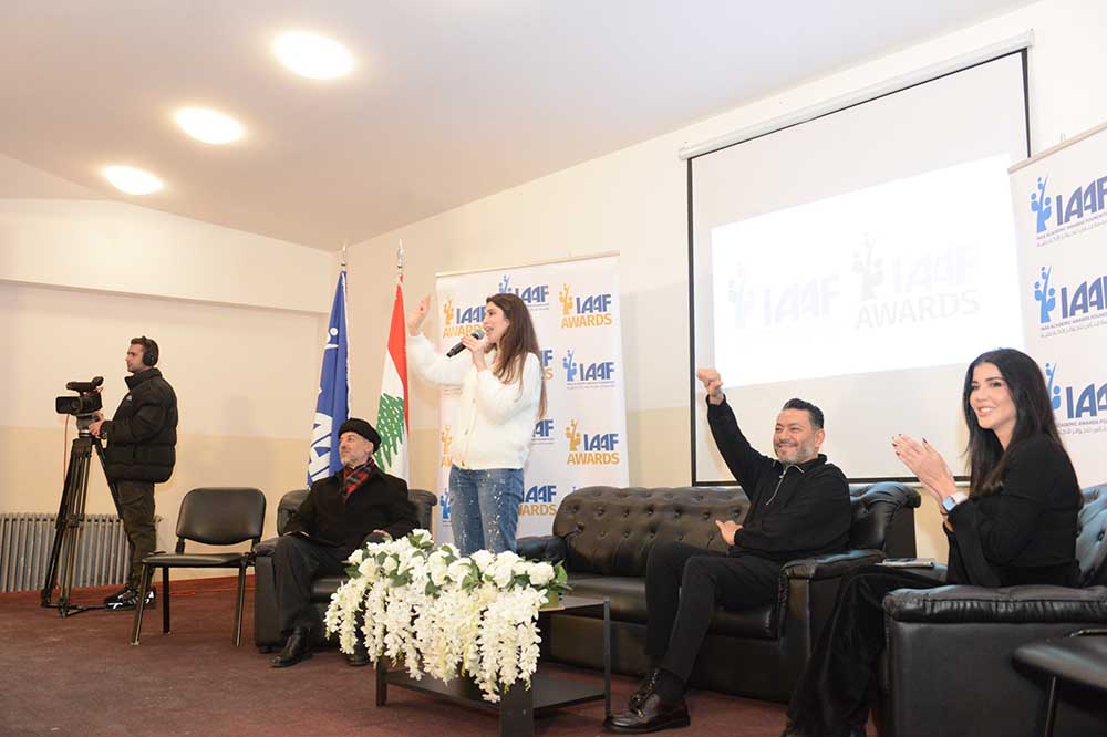  ‎إيناس الجرمقاني وزياد برجي يطلقان مسابقة "IAAF AWARDS" في ثانوية بعقلين الرسمية