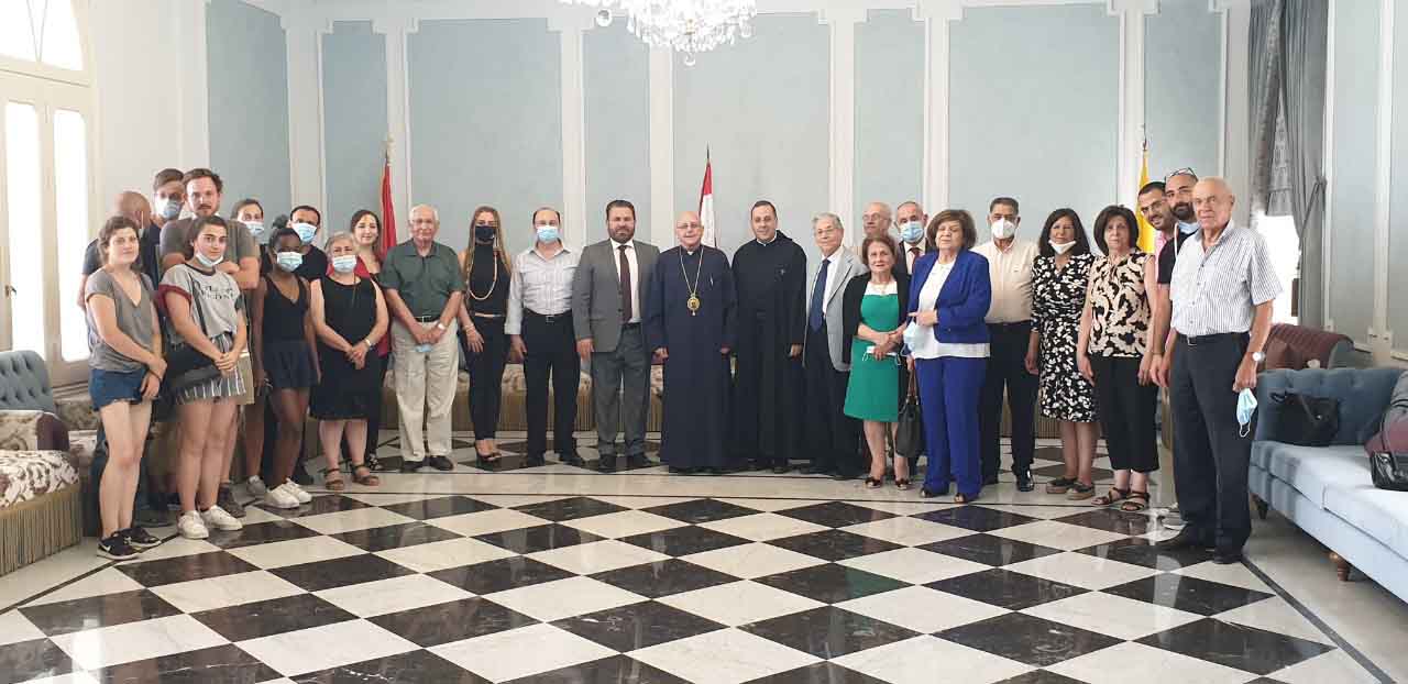 مجلس قضاء زحلة الثقافي زار المطران درويش مهنئاً