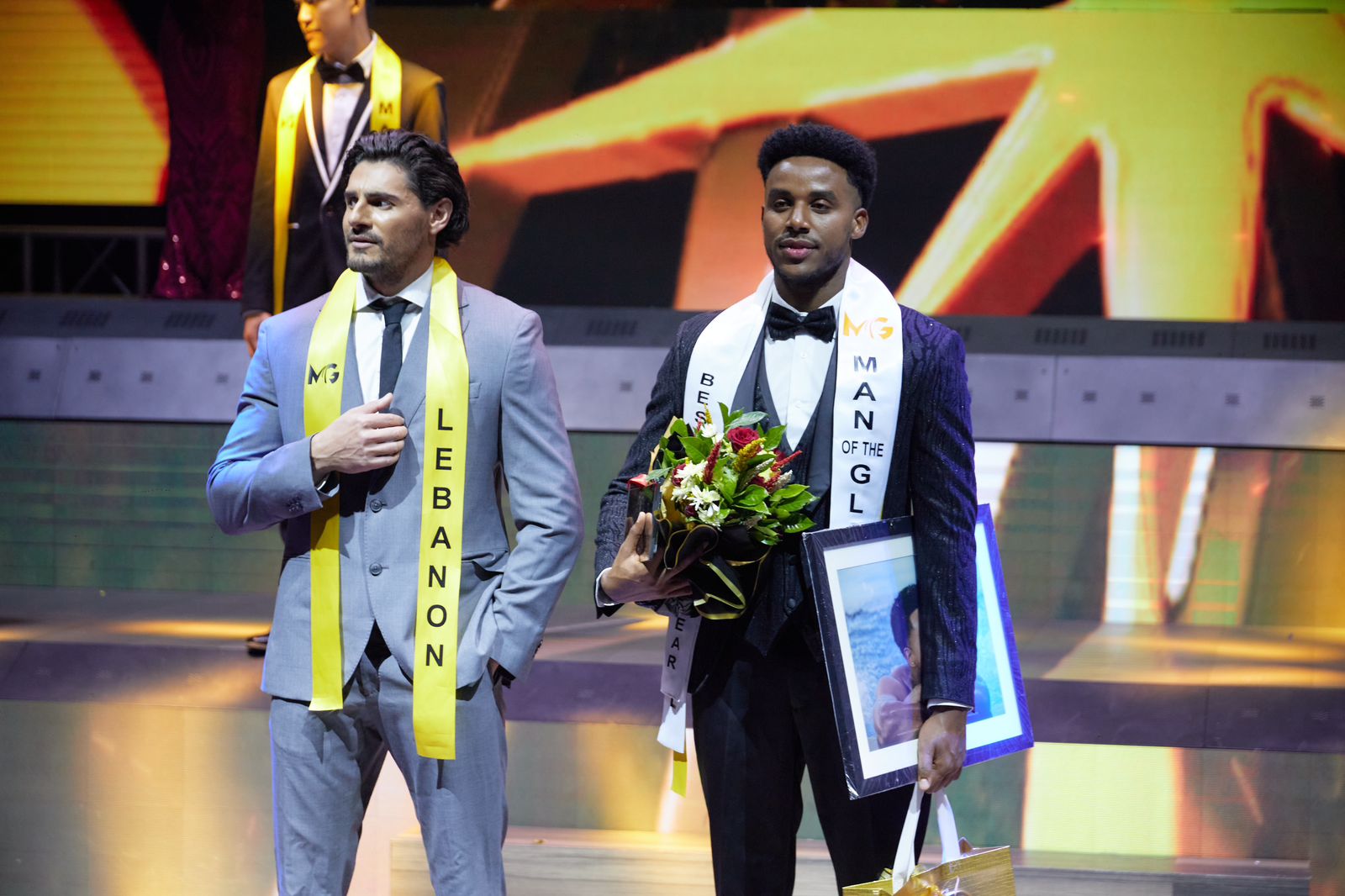 اللبناني إدغار جمّيل وصيف اول لمسابقة Man of the globe international