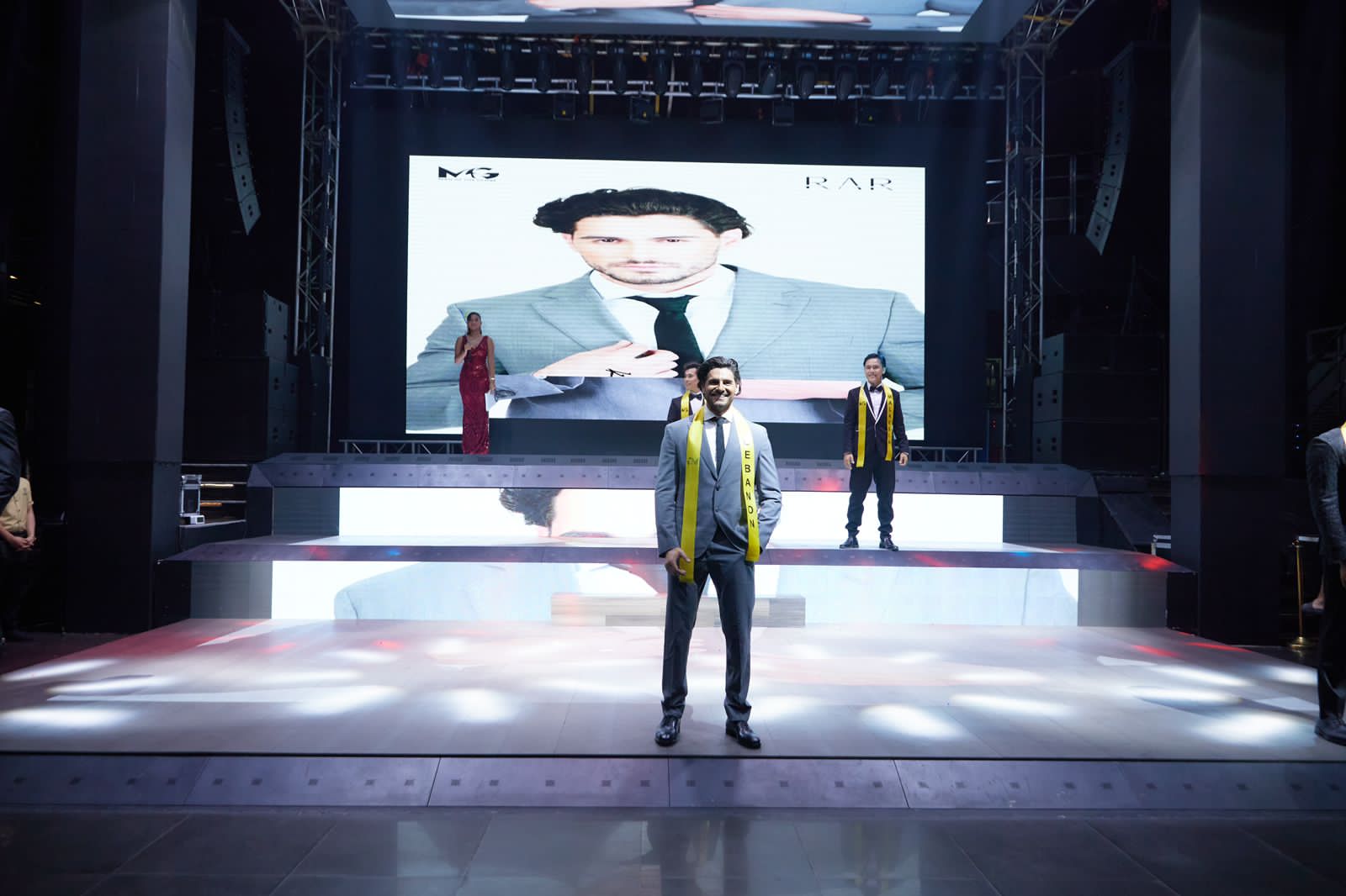 اللبناني إدغار جمّيل وصيف اول لمسابقة Man of the globe international