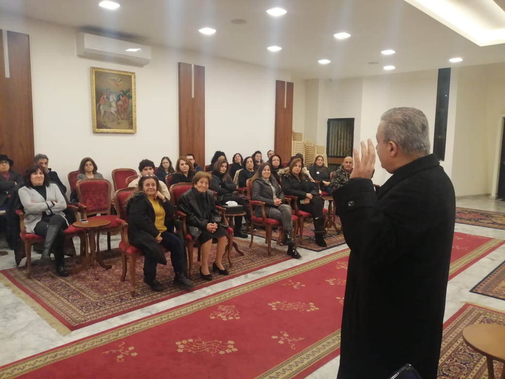 لقاء روحي بعنوان " من الشقاء الى الشفاء - رعية مار سركيس وباخوس-الجديدة