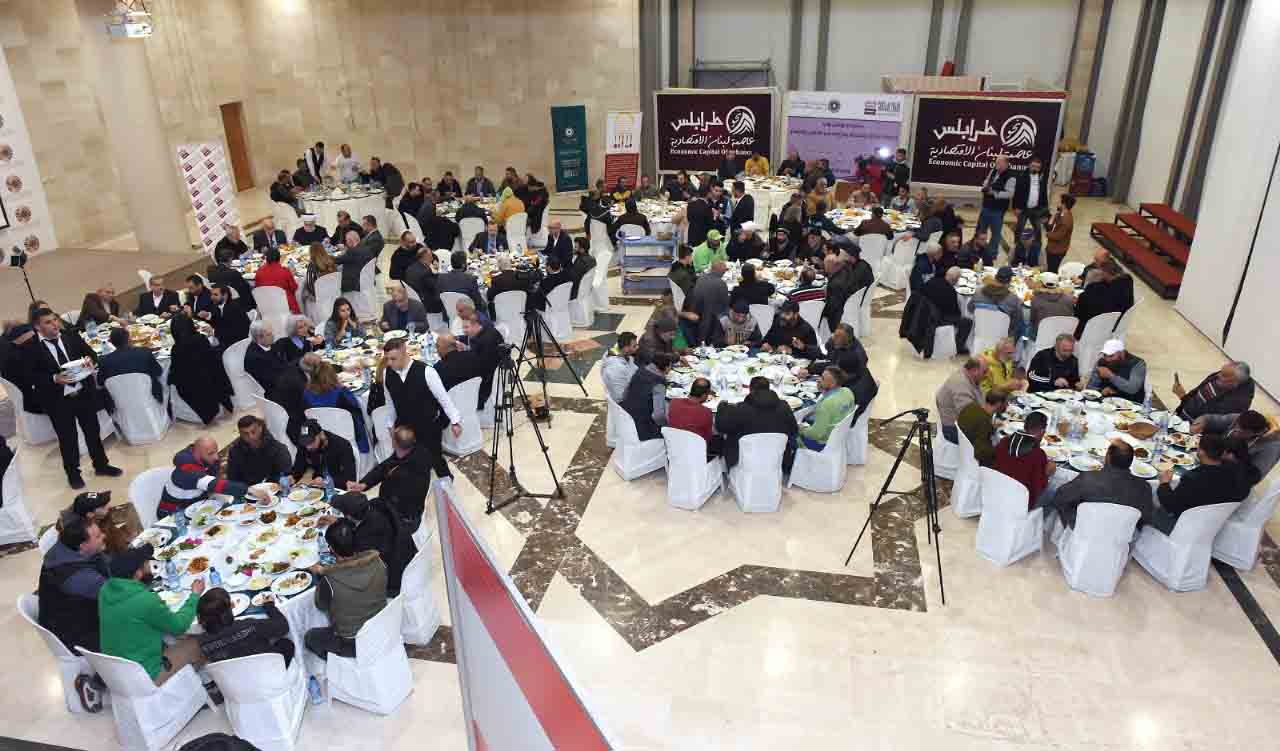 غرفة طرابلس الكبرى تحتضن الافطار السنوي الثامن لجمعية "سوشيل واي" تكريما لعمال النظافة