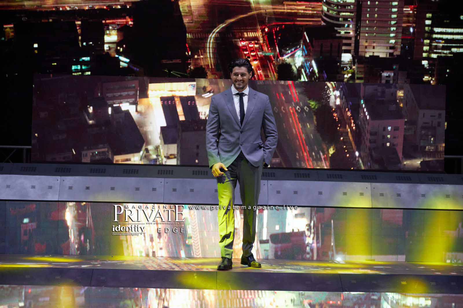 اللبناني إدغار جمّيل وصيف اول لمسابقة Man of the globe international