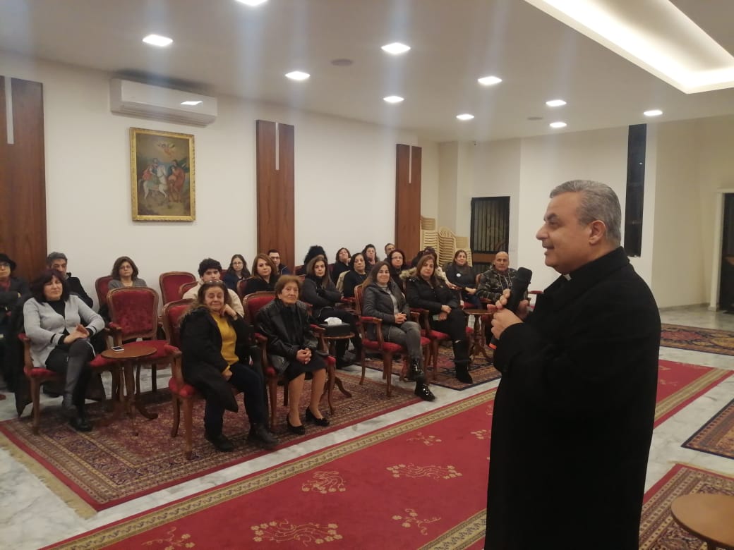 لقاء روحي بعنوان " من الشقاء الى الشفاء - رعية مار سركيس وباخوس-الجديدة