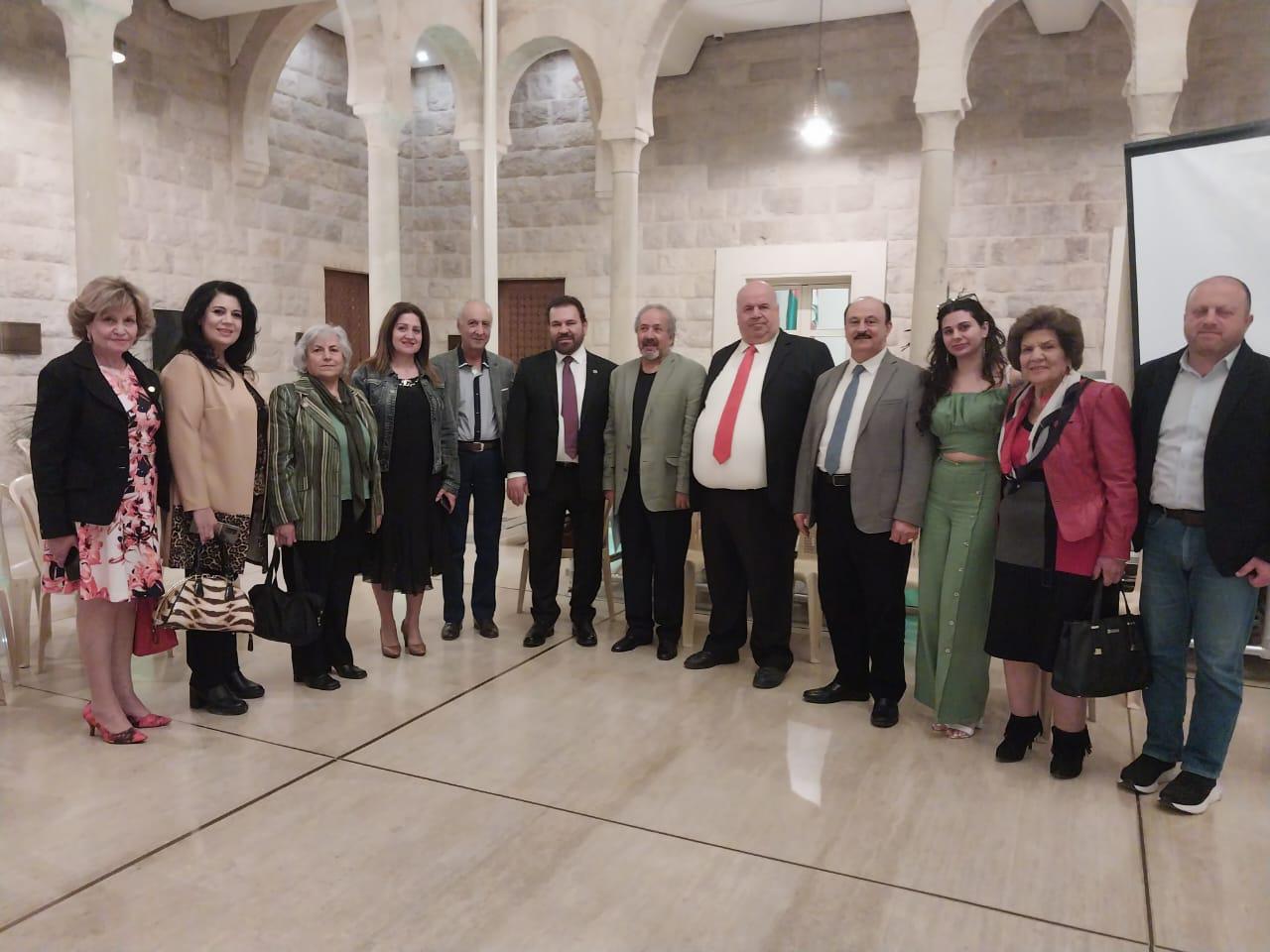 ندوة عن مي زيادة من تنظيم مجلس قضاء زحلة الثقافي .