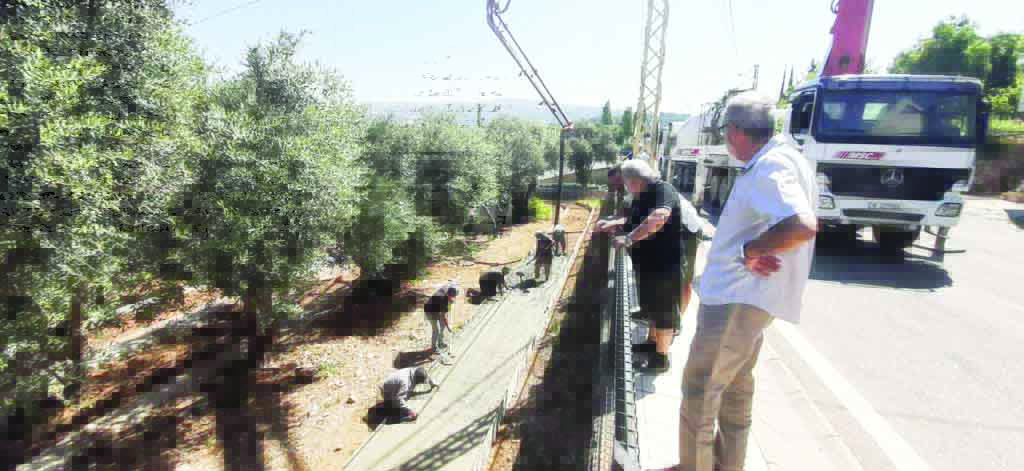 حديقة ولا أروع تحت اسم «درب الزيتون» في مزرعة يشوع.. 