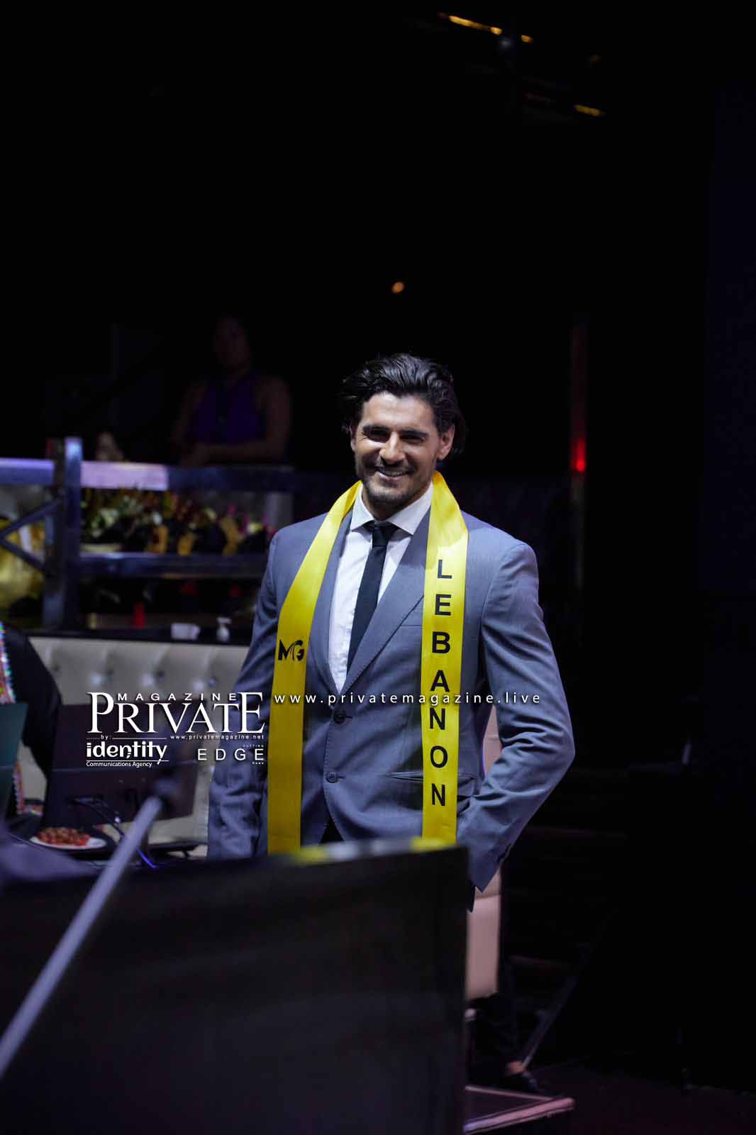 اللبناني إدغار جمّيل وصيف اول لمسابقة Man of the globe international