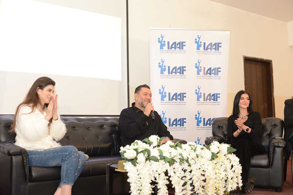  ‎إيناس الجرمقاني وزياد برجي يطلقان مسابقة "IAAF AWARDS" في ثانوية بعقلين الرسمية