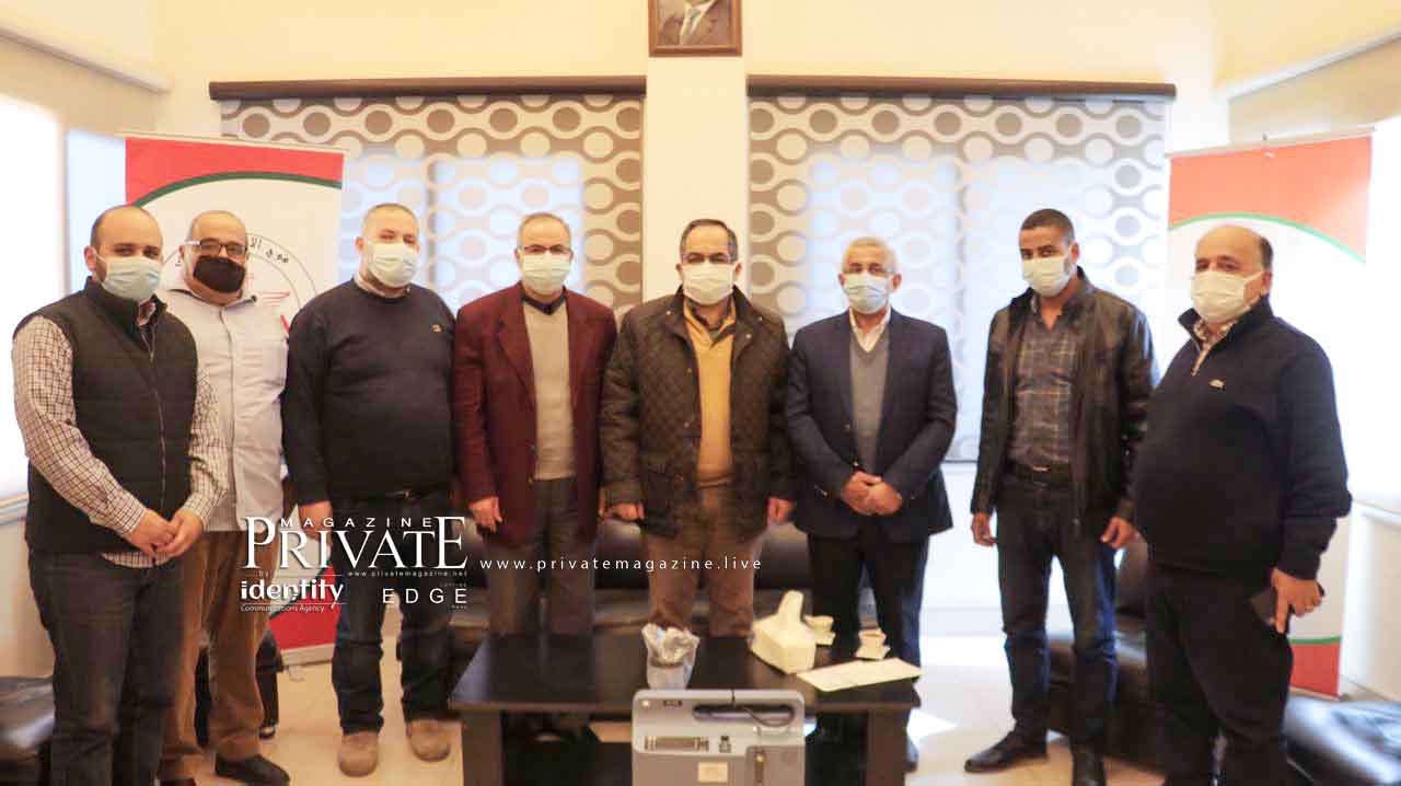 بمناسبة تقديم مجموعة أجهزة أوكسجين إلى "فوج الإنقاذ الشعبي" النائب أسامة سعد يستقبل علي العبد الله