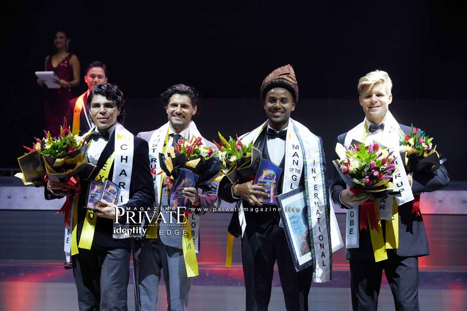 اللبناني إدغار جمّيل وصيف اول لمسابقة Man of the globe international