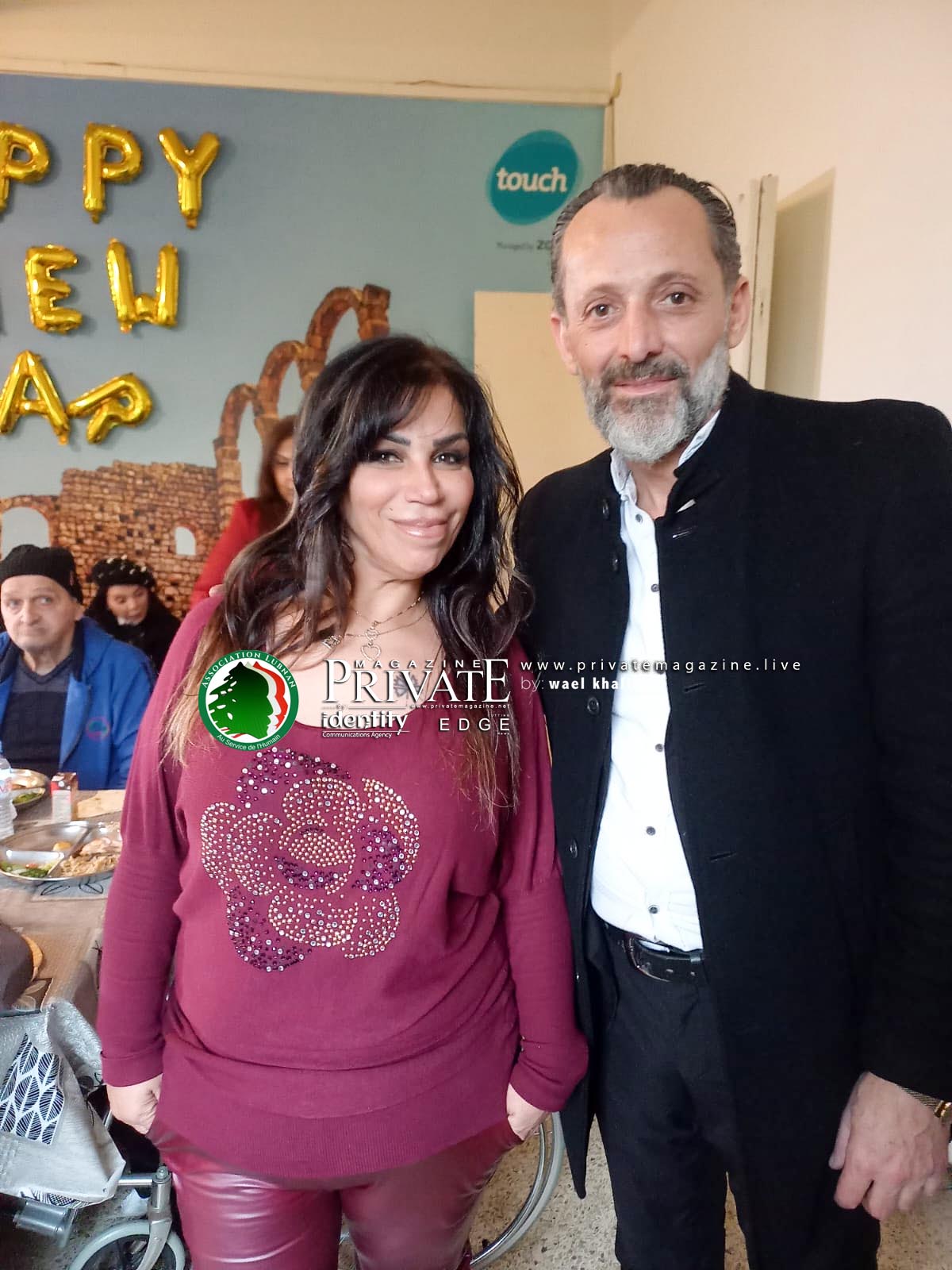 مجلة برايفت ماغازين تقيم غداء للمسنين بمناسبة الأعياد المجيدة