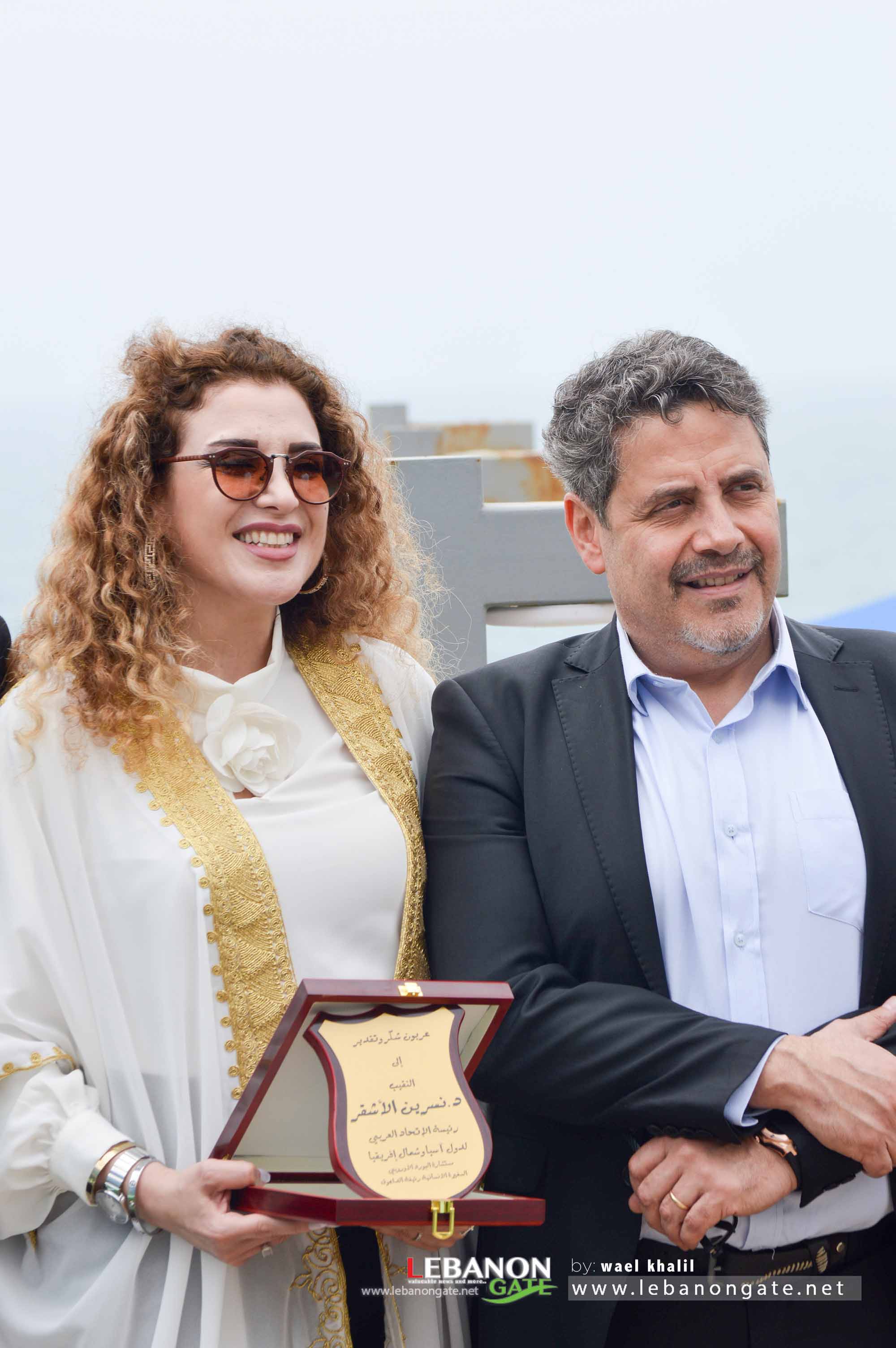 تكريم رئيسة الاتحاد العربي للبصريات نسرين الأشقر