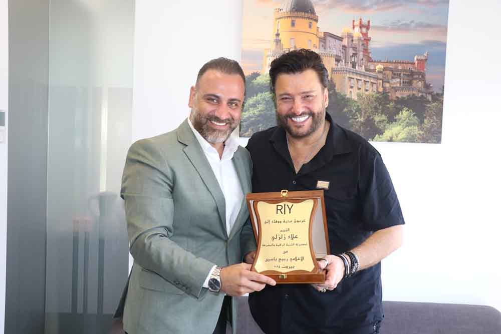 الإعلامي ربيع ياسين يكرّم الفنان علاء زلزلي: احتفاء بمسيرة فنية استثنائية 