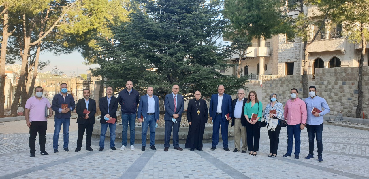 رئيس وأعضاء بلدية زحلة في زيارة تفقدية لحلّة الأبرشية الكاثوليكية الجديدة قبل إطلاقها رسميا الشهر المقبل