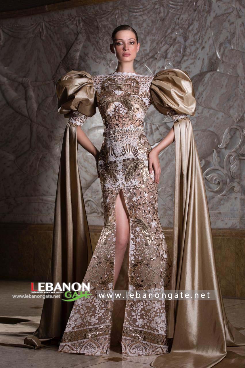 أناقة الأميرات والقصور في مجموعة المصمّم العالمي روبير أبي نادر للعام  ٢٠٢١ -٢٠٢٢