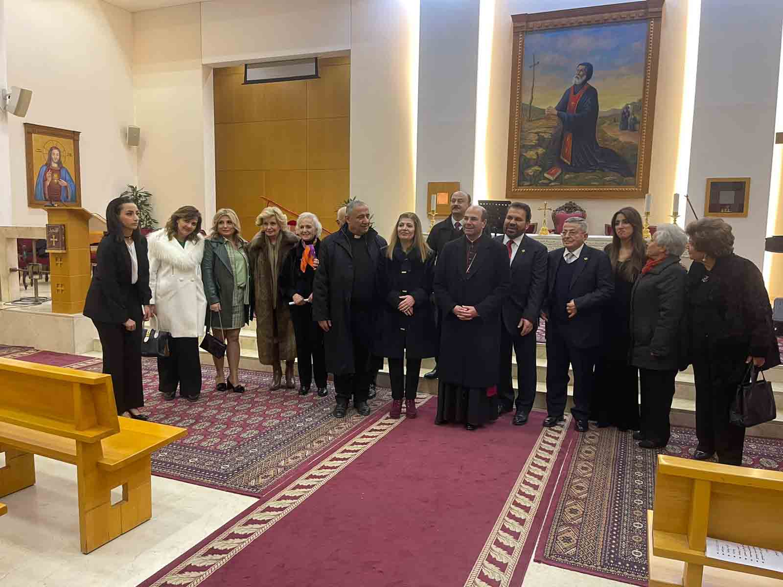 مجلس قضاء زحلة الثقافي اقان رسيتالا ميلاديا في كاتدرائية مار مارون كسارة