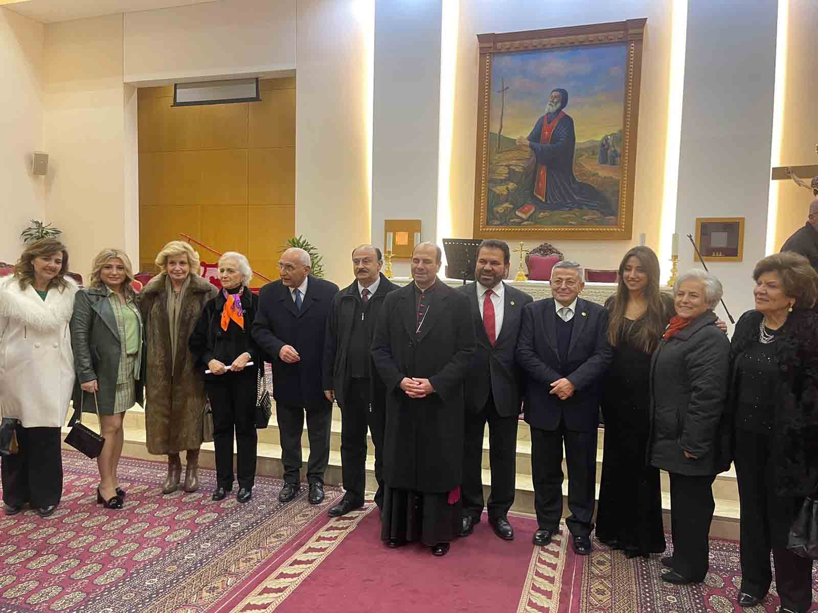 مجلس قضاء زحلة الثقافي اقان رسيتالا ميلاديا في كاتدرائية مار مارون كسارة