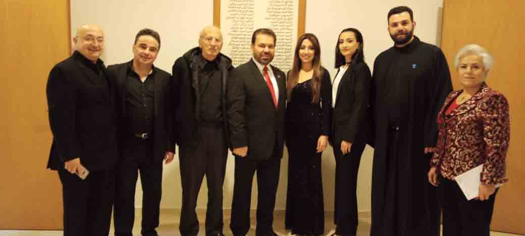 مجلس قضاء زحلة الثقافي اقان رسيتالا ميلاديا في كاتدرائية مار مارون كسارة