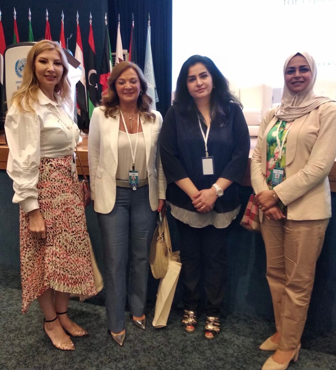 ايمان غصين تشارك في اعمال المنتدى العربي الثاني من أجل المساواة#الأمم المتحدة