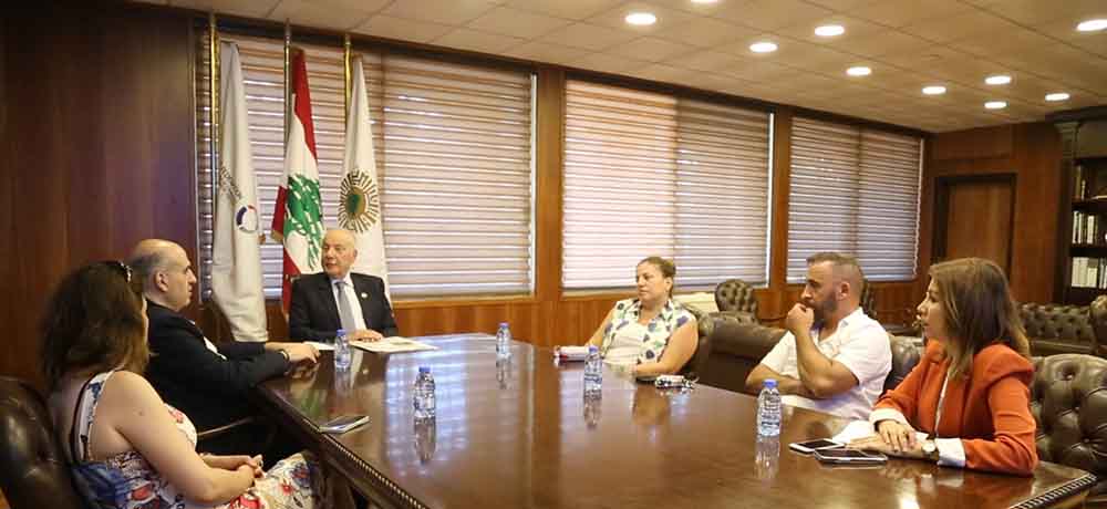 دبوسي عرض مع لحود تطوير الشراكة الوطنية مع وزارة الزراعة.. ومشاركة الغرفة في "إكسبو قطر"..