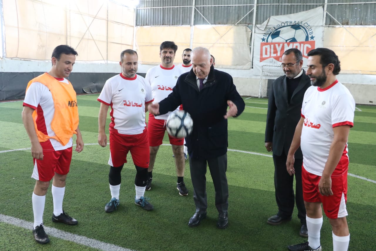 إطلاق فريق الاعلاميين بكرة القدم برعاية غرفة طرابلس الكبرى..