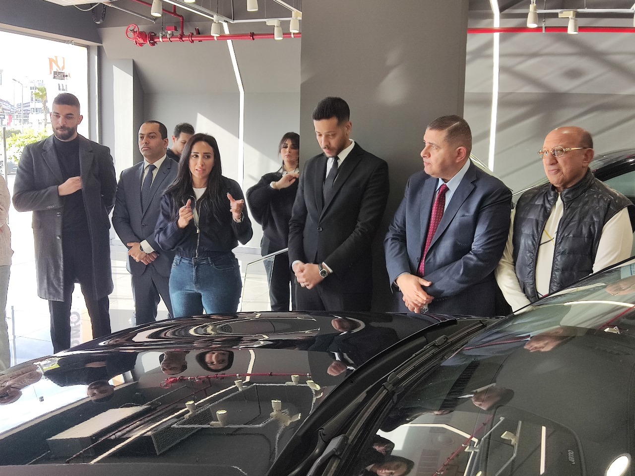 مصر حلوان للسيارات تقدم سياراتها "آيلوس هيوج –AEOLUS HUGE"  خلال مؤتمر صحفي 