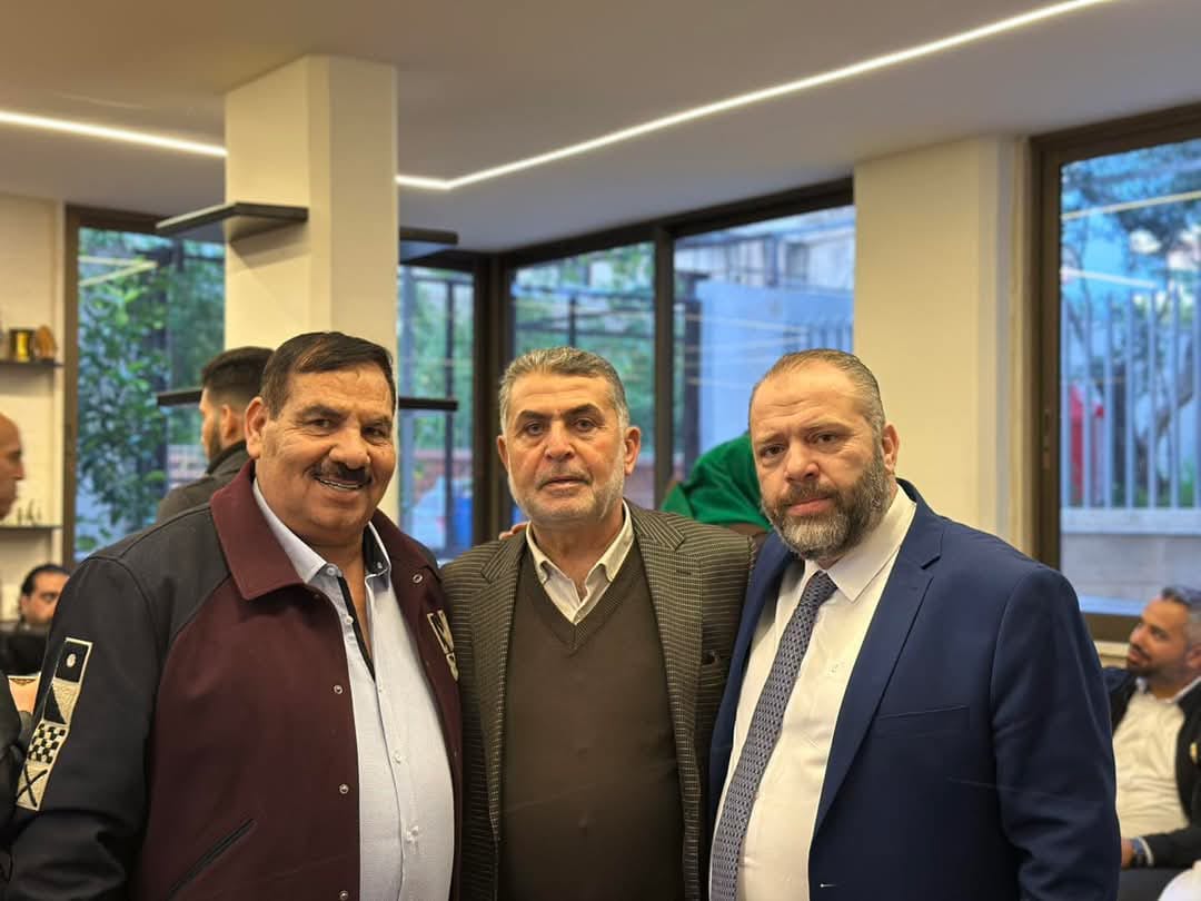 تكريم القاضي الشيخ الدكتور أحمد درويش الكردي في دارة الحاج عبد الغفور علم الدين في المنية