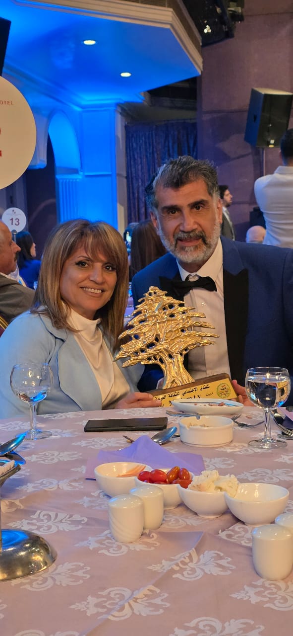 الإعلامي جورج معلولي مكرما في حفل : لقاء الشعوب دعوة من الله 