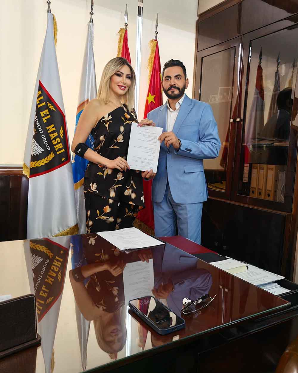 تعاون بين الفنانة كريستينا صوايا ومجموعة علي المصري الدولية التجارية لإطلاق علامة تجارية جديدة.