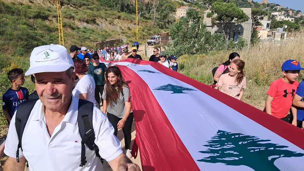 الرابطة النسائية العاملة في منطقة قبيع ونشاط مميز في احضان الطبيعة من قبيع الى مزار مار شربل حمانا......