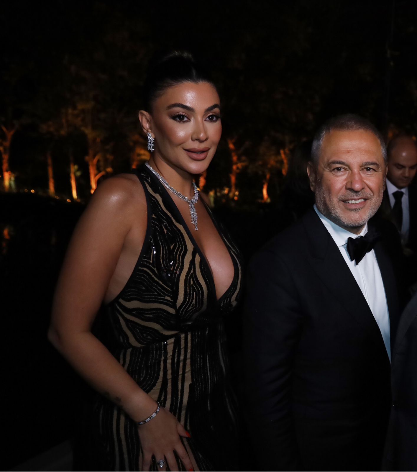 الفاشينيستا زينة لؤي تتألق في حفل زفاف سيليو صعب وزين قطامي