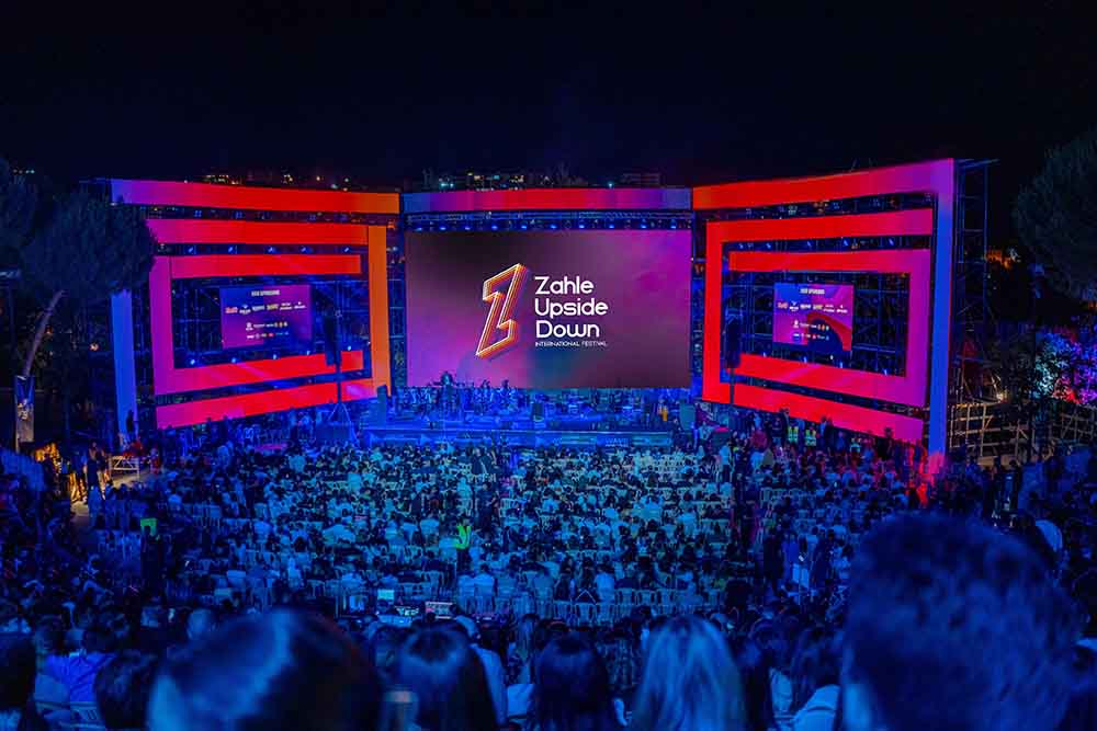 مهرجان زحلة الدولي "Zahle Upside Down" يقدم تجربة جديدة وفريدة من نوعها في لبنان!