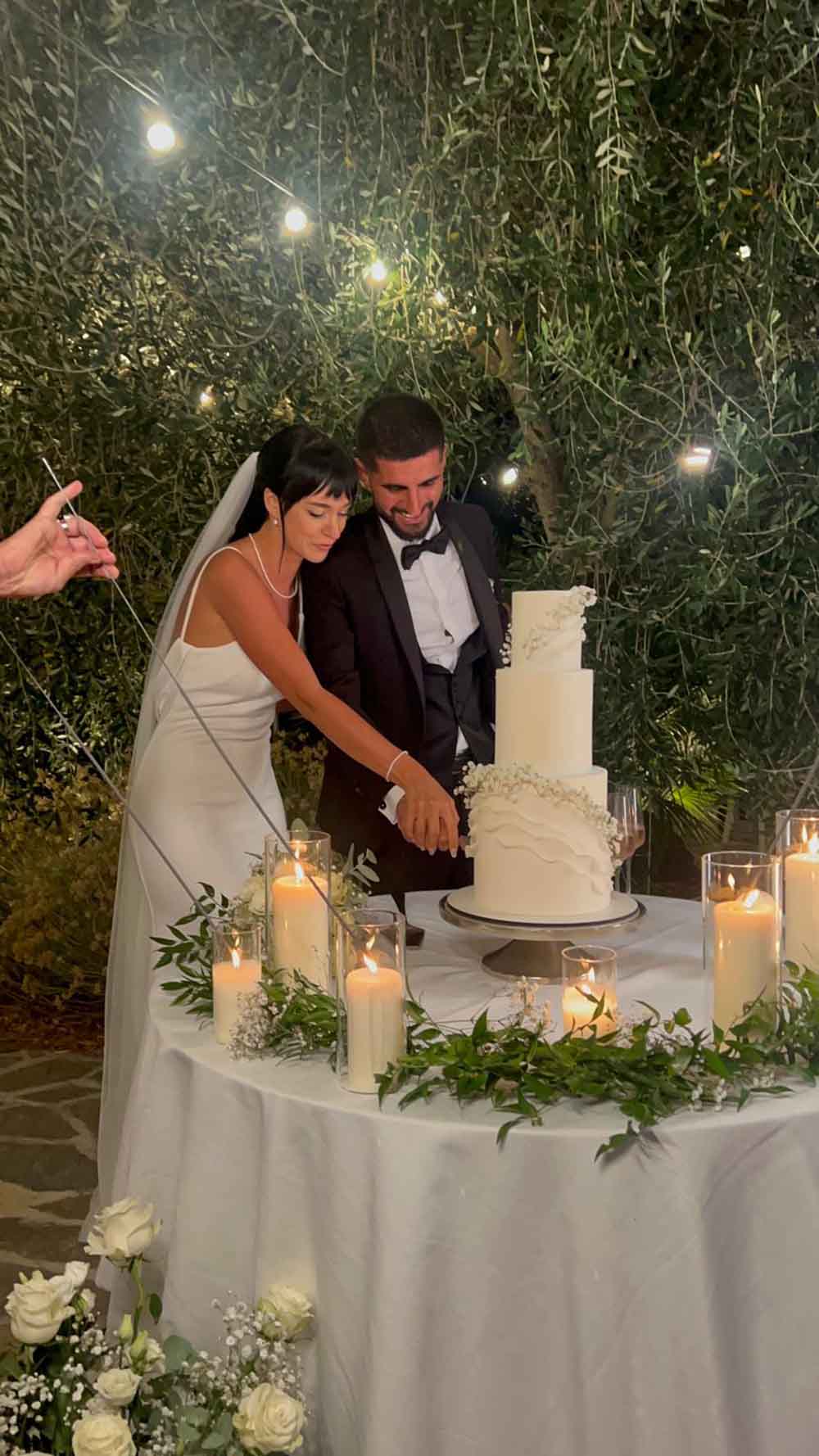 "من لبنان وتشيكيا إلى سردينيا... زفاف ألاحلام لجوناثن ونيكول بحضور الأهل والأصدقاء....