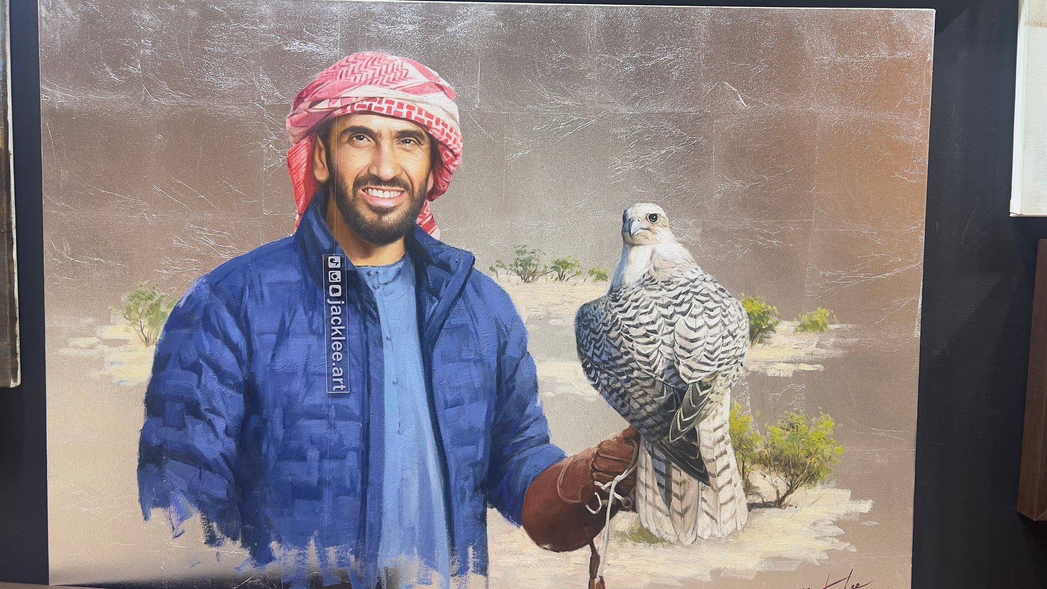 الفن الخليجي والعربي والعالمي شركاء مهمين في معرض ابو ظبي الدولي للصيد والفروسيه .