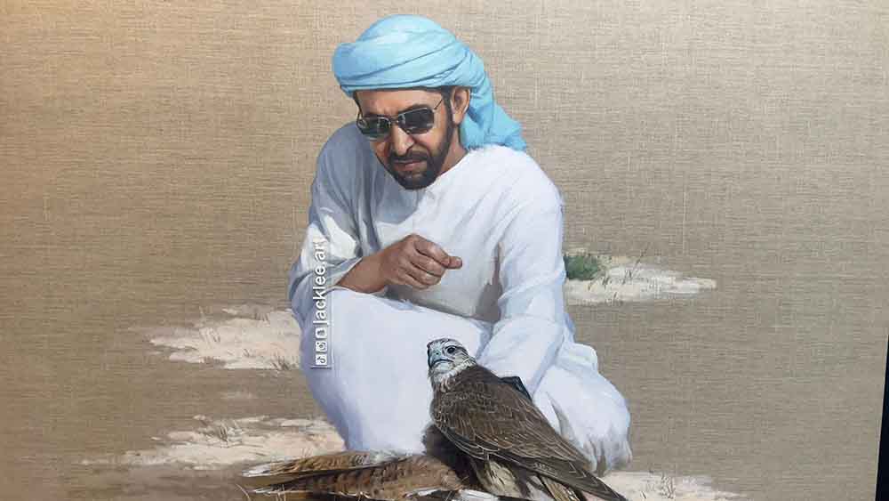 الفن الخليجي والعربي والعالمي شركاء مهمين في معرض ابو ظبي الدولي للصيد والفروسيه .