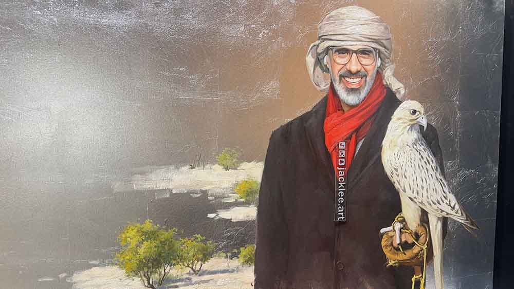 الفن الخليجي والعربي والعالمي شركاء مهمين في معرض ابو ظبي الدولي للصيد والفروسيه .